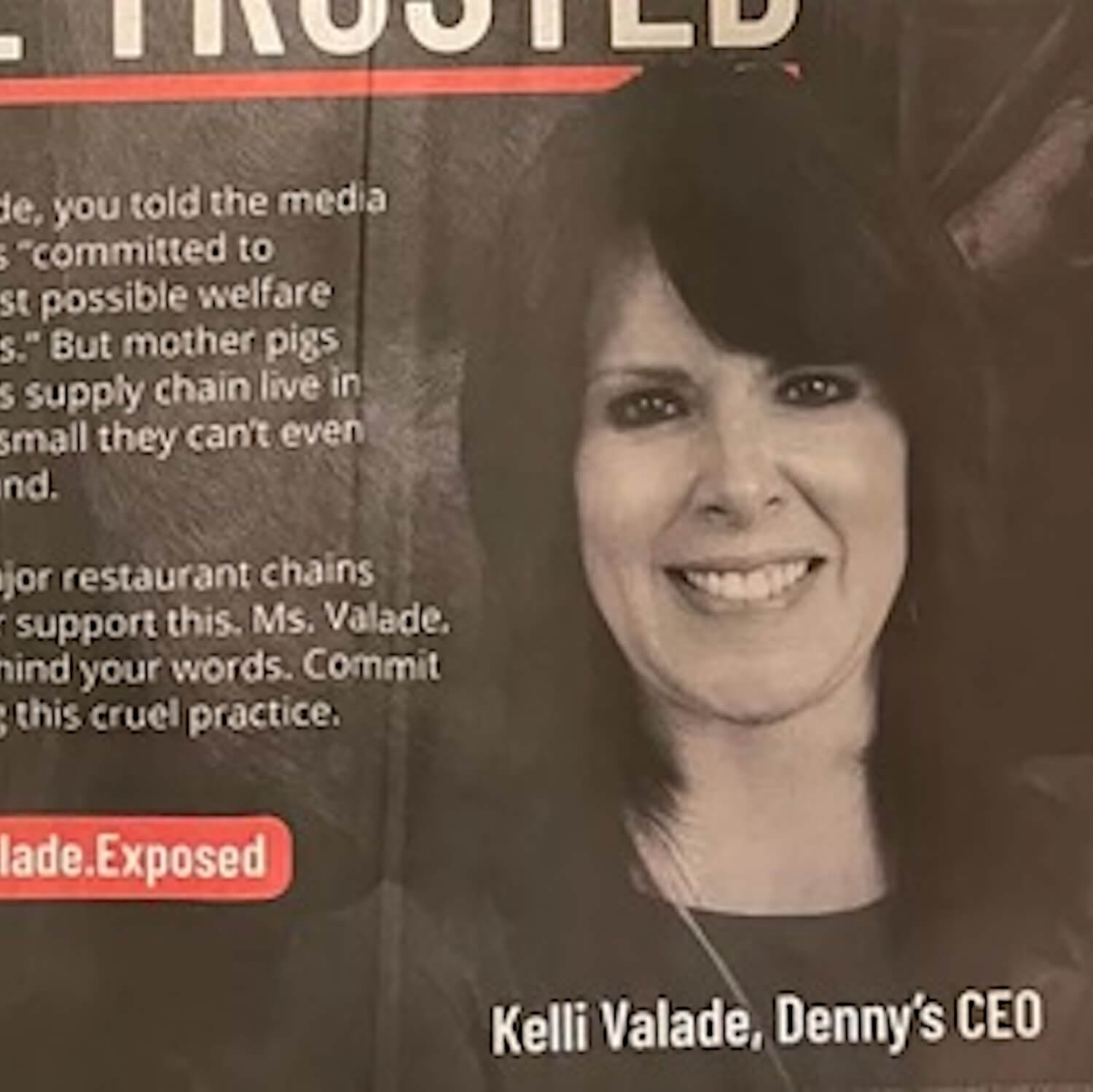 Kelli Valade in newspaper