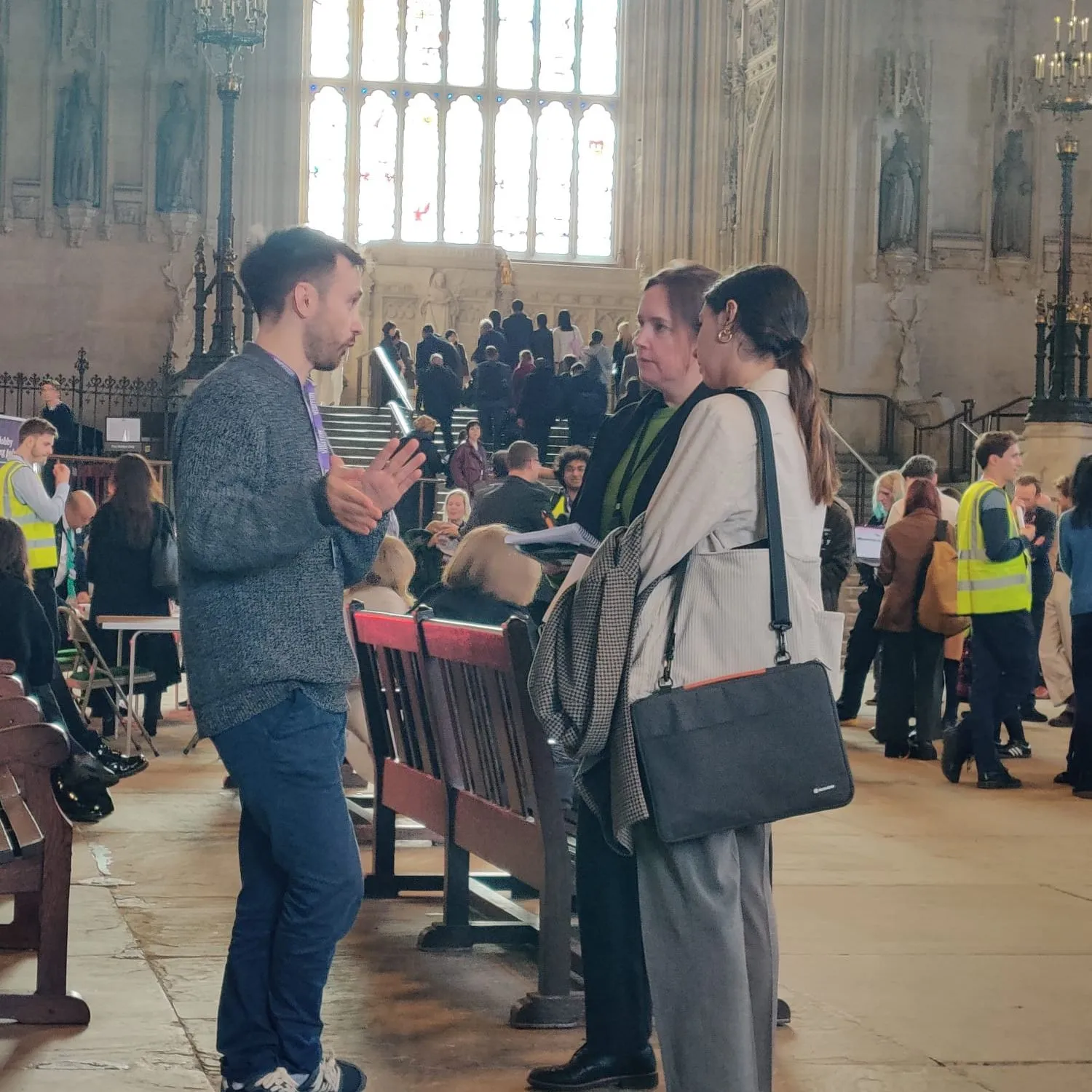 Concerned citizens descend on Parliament in a bid to ban cruel cages for mother pigs and hens 3 Concerned citizens descend on Parliament in a bid to ban cruel cages for mother pigs and hens